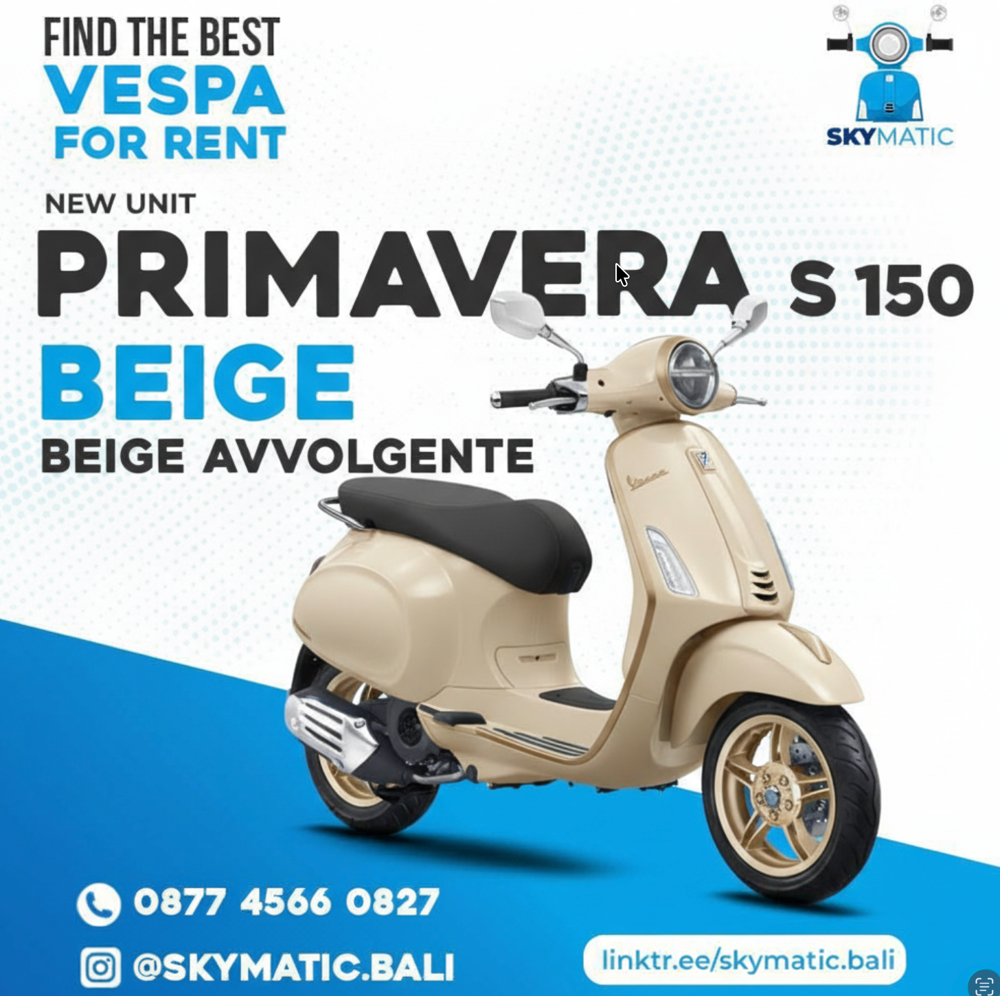 Primavera S 150 Beige Avvolgente