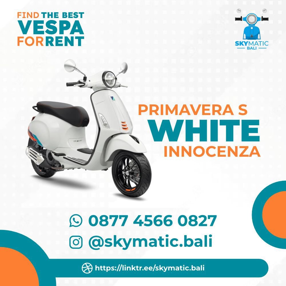 Primavera S 150 White Innocenza 2024