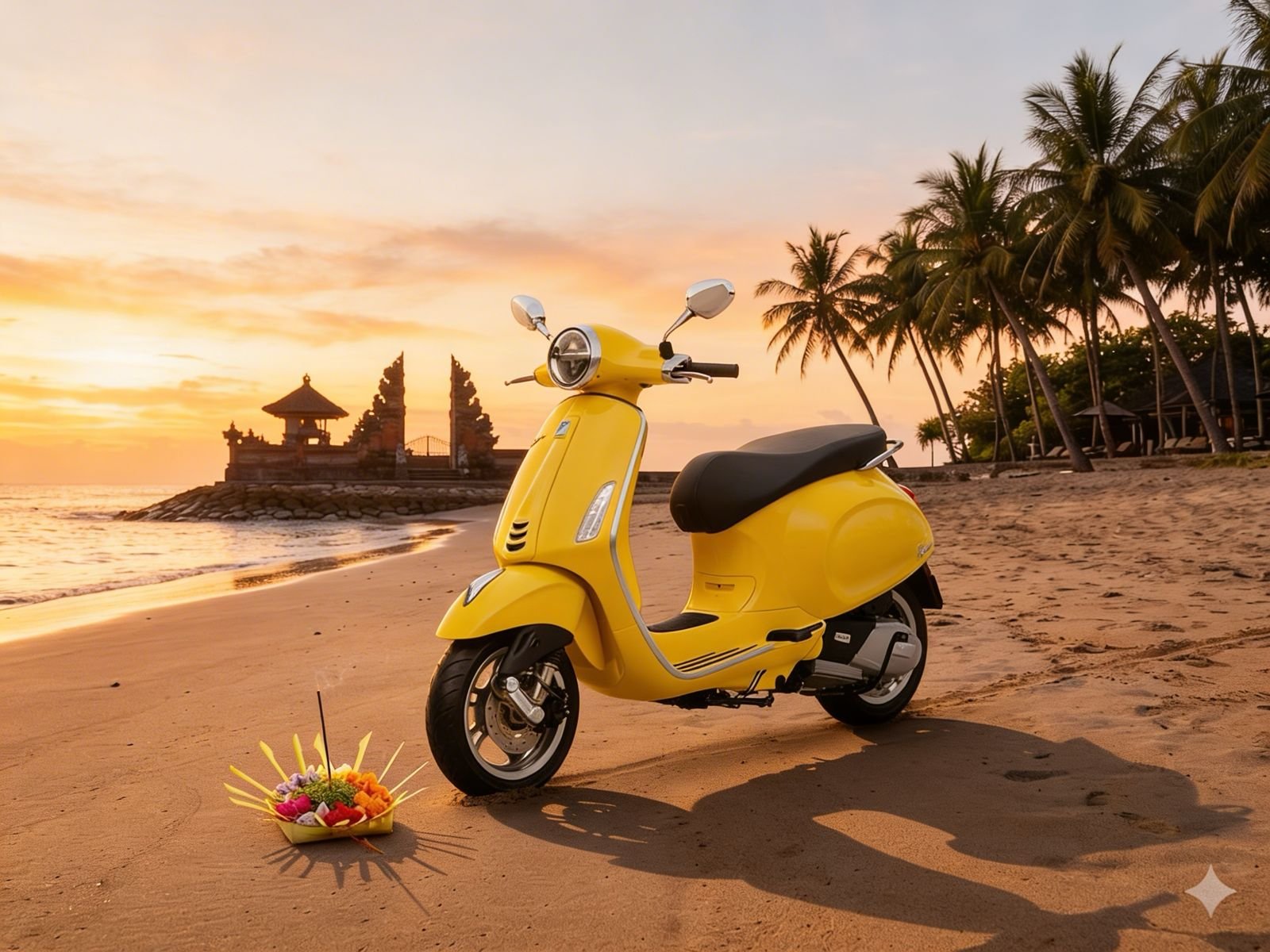 Sewa Motor Bali Vespa Matic Premium
